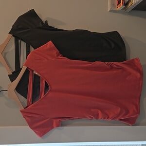 2 Pack Sophy Maternity Back Detail Knit Top